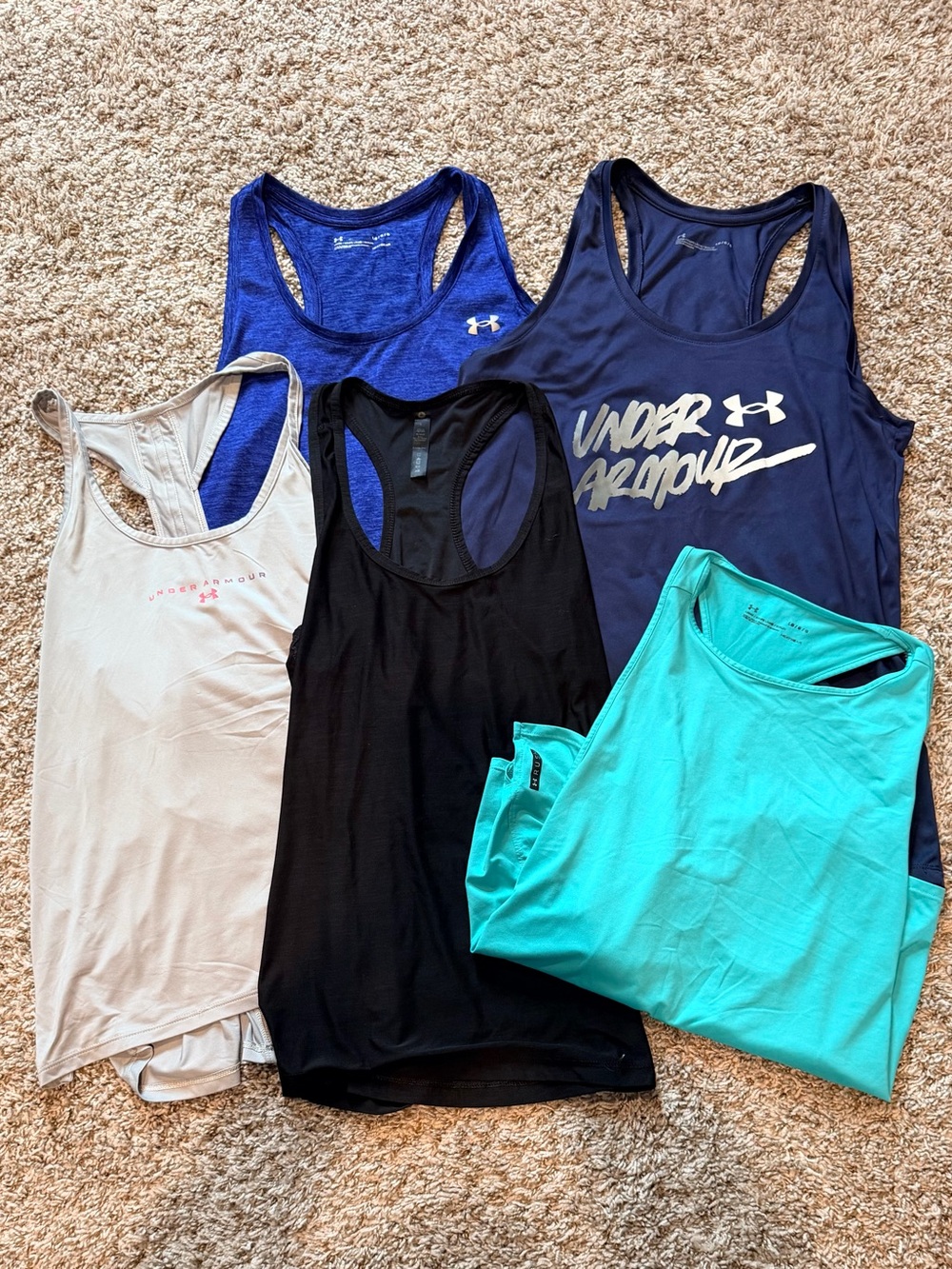 Lot of Under Armour Women’s Racerback Tank Top - Active Performance - Picture 1 of 2
